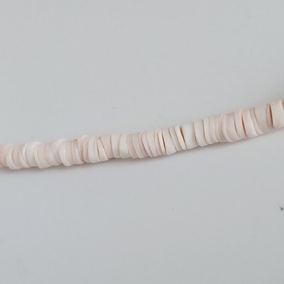 Vintage Pink Puka Shell Choker 16" - Picture 11 of 12